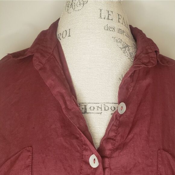 Blitz Italian Linen Blouse - Picture 6 of 10